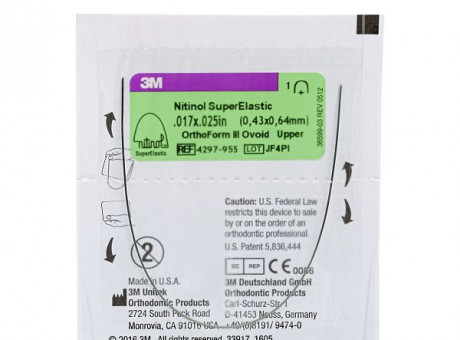 Дуга нитиноловая Unitek Super Elastic .014 НЧ  ФIII 3М