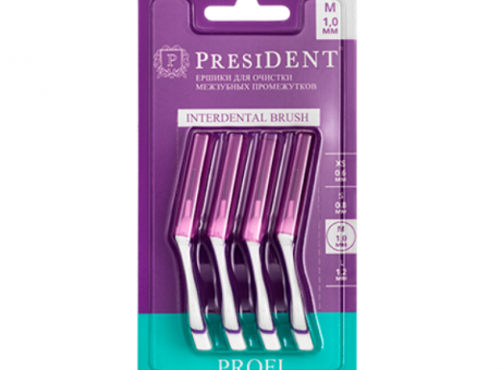 ёршики межзубные PRESIDENT PROFI M арт.401305
